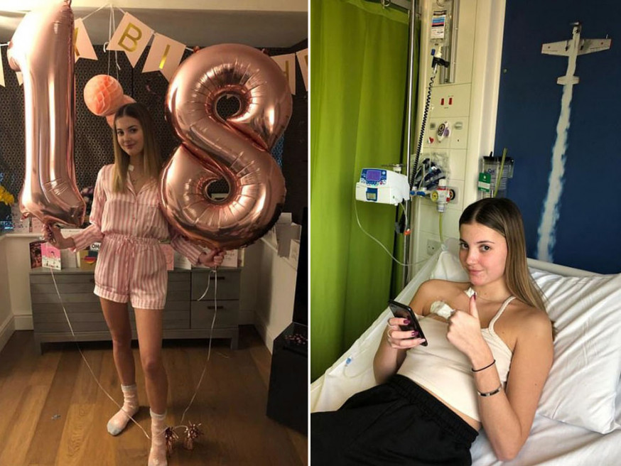 英國一名18歲少女確診腸癌後4個月內離世,成該國因腸癌死亡最年輕者之一。(網圖)