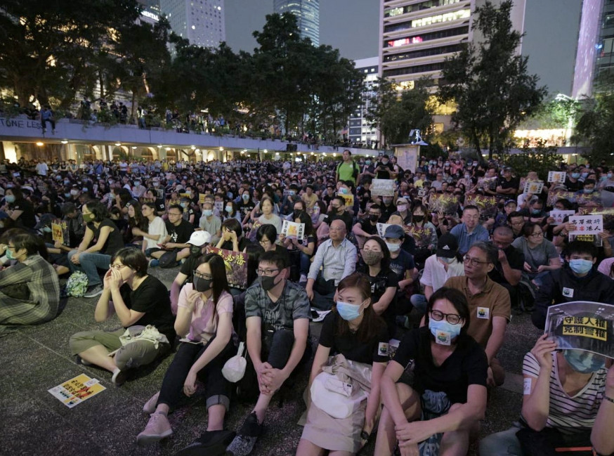 大會稱逾1萬人參與醫護集會 警:最高峰有2300人