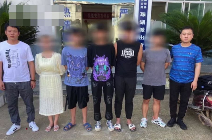警方最終憑女童提供的資料成功將9名疑犯緝捕歸案。 影片截圖