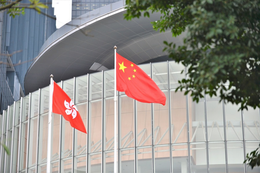 政府發言人指國家安全法不會損害「一國兩制」原則。資料圖片