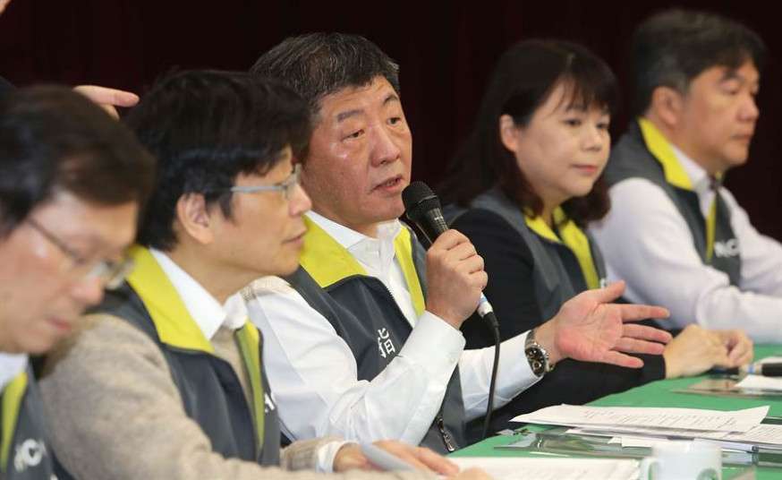 台灣中央流行疫情指揮中心通報新增病例。網上圖片