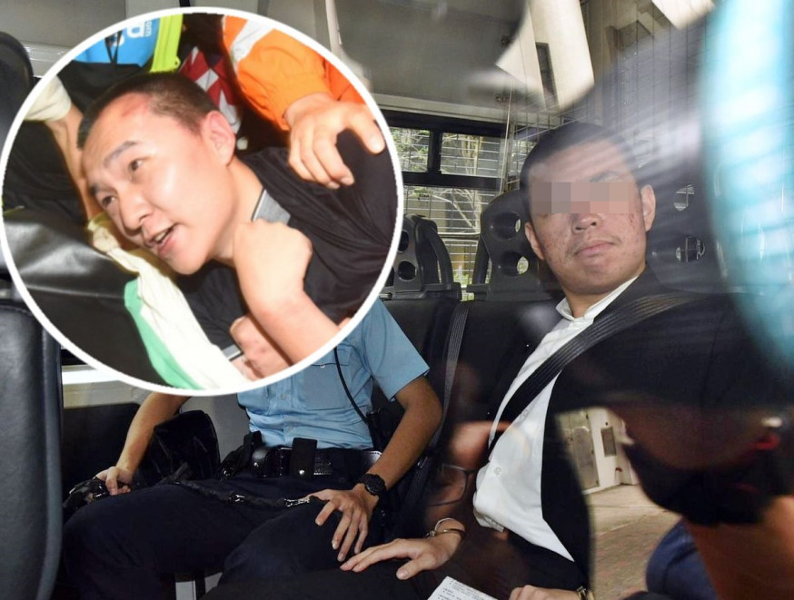 被告賴雲龍、環球時報記者的付國豪(小圖)。