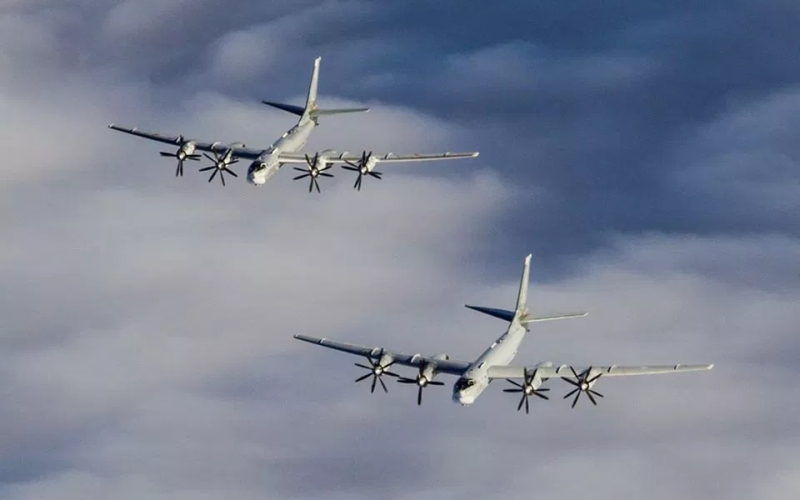 俄空軍TU-95MS戰略轟炸機。(資料圖片)