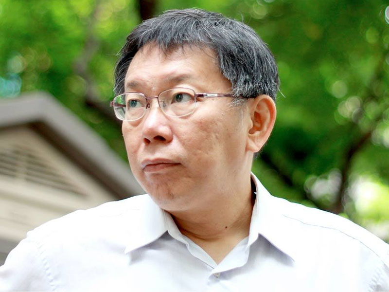 柯文哲:總統選舉看來回歸藍綠對決。(網圖)