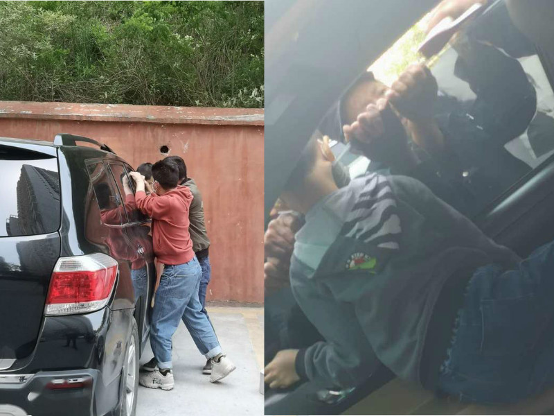 男童救出時已經死亡。網上圖片