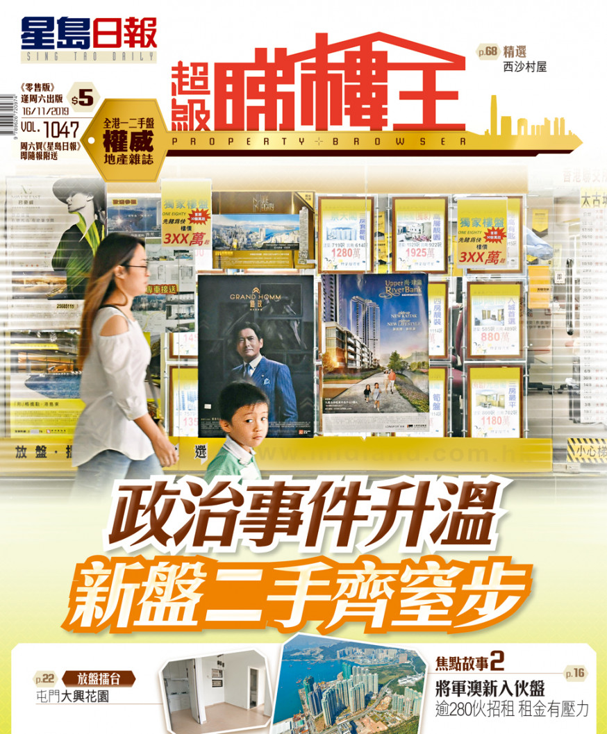 《超級睇樓王》焦點:政治事件升溫 新盤二手窒步