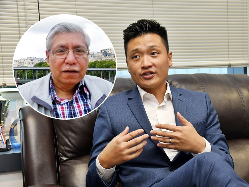 民建聯立法會議員鄭泳舜曾探望毛漢(小圖)。