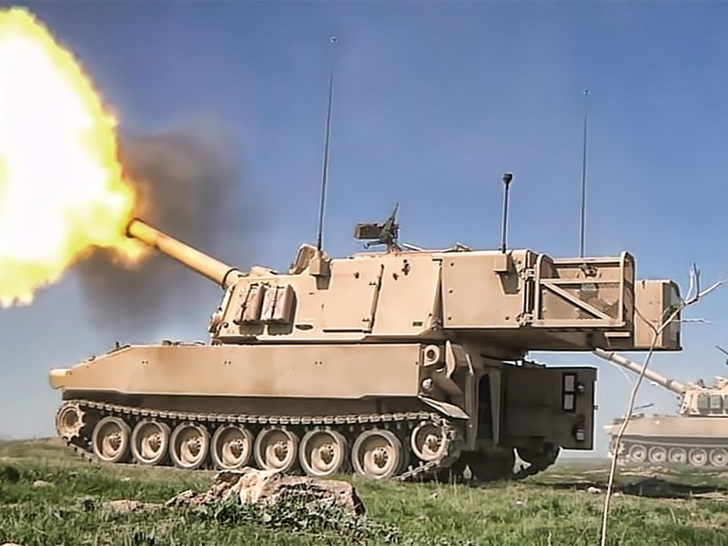 台國防部長首證實,將向美購M109A6自走炮。(網圖)
