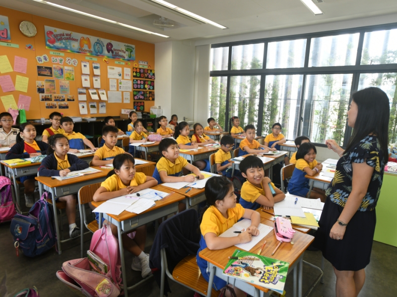 小五呈分試的呈報期限因停課延至七月底,以配合小學在復課後延遲考試。 資料圖片