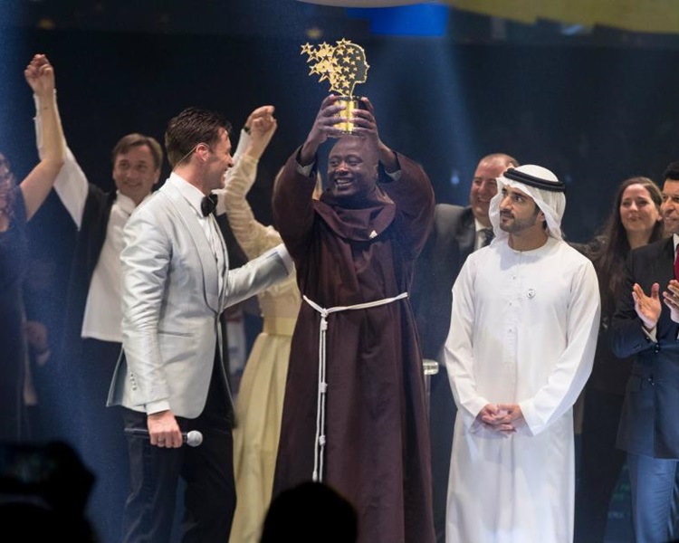 塔比奇(Peter Tabichi)獲全球教師獎。網圖