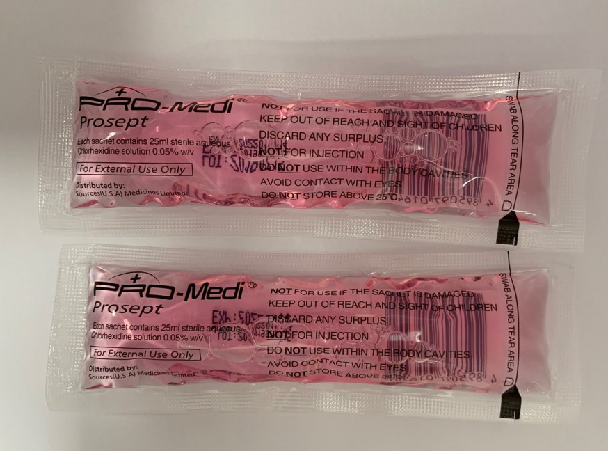 衞生署呼籲切勿使用該名為Pro-Medi Prosept的消毒藥水。政府新聞處圖片