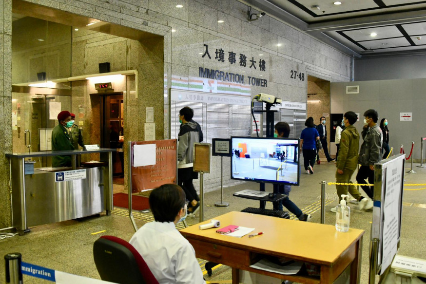 入境處恢復部分服務。資料圖片