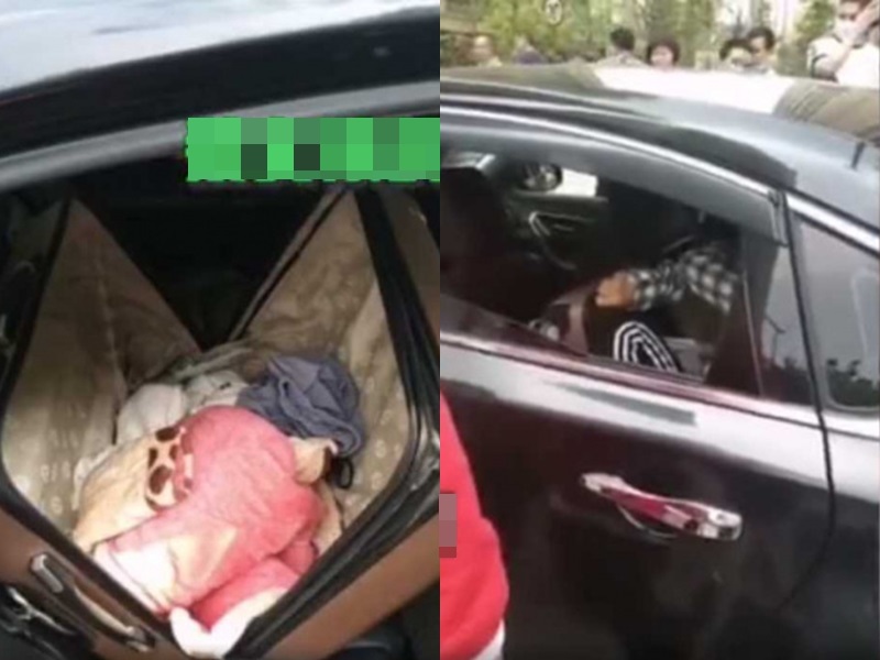 警方到場前,劉女仍相當激動,在座位上不斷痛哭,久久不敢下車。網圖