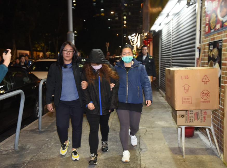被告貝柳螢(中),被控一項殘酷對待動物罪。資料圖片