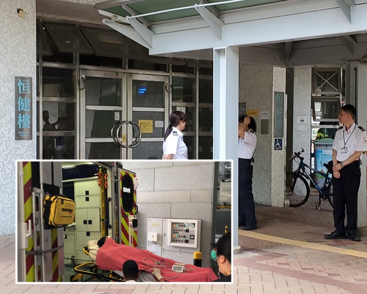 企跳女子轉院。歐陽偉光攝