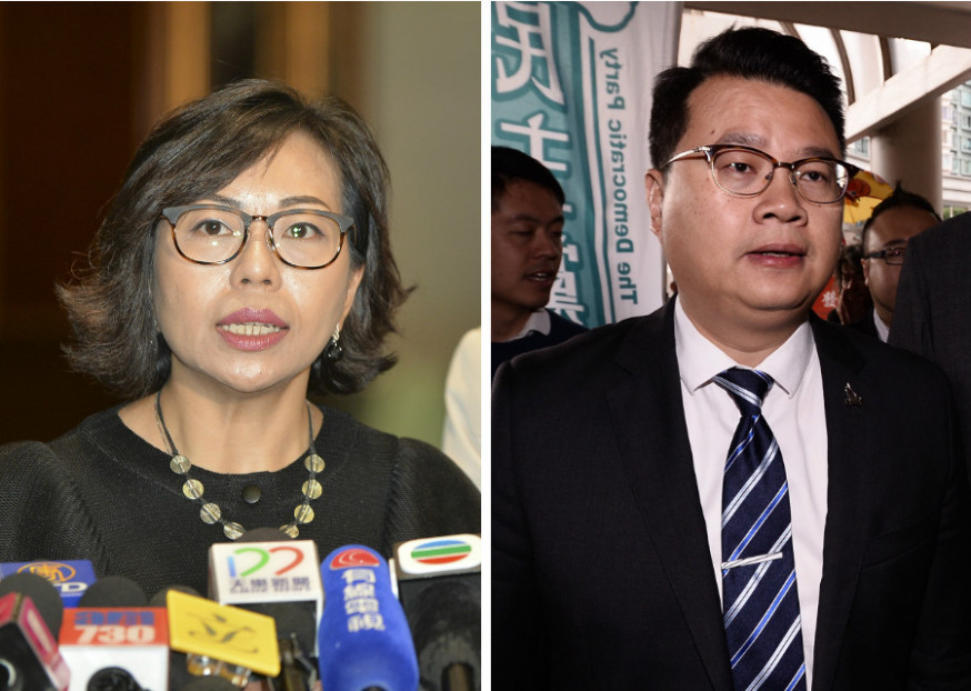 麥美娟及尹兆堅都批評選舉事務處做法不當。資料圖片