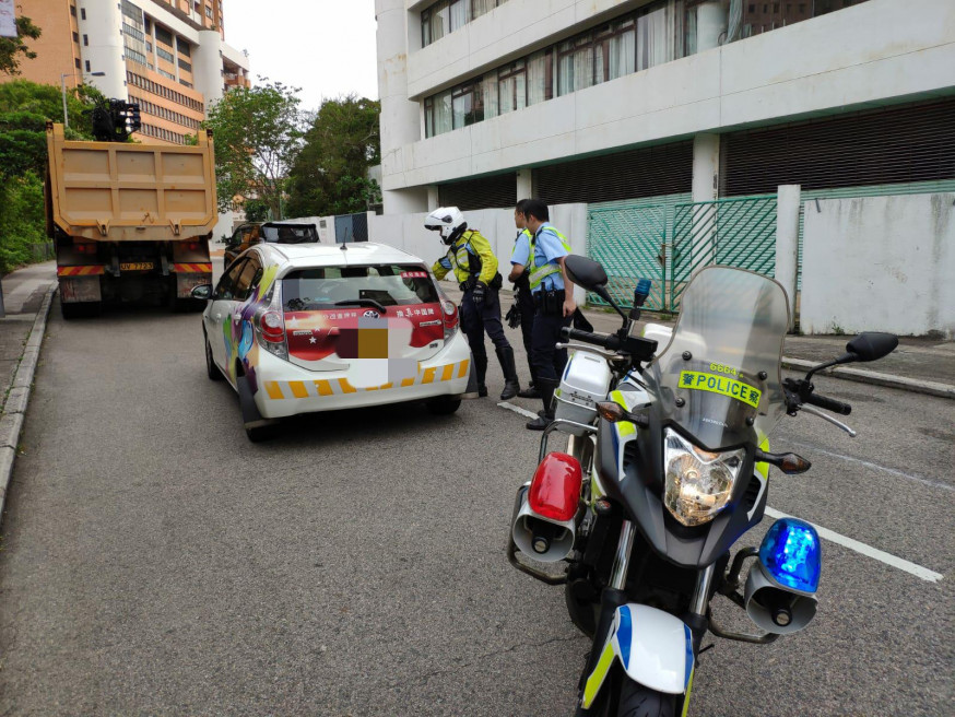 行動相關圖片。警方圖片