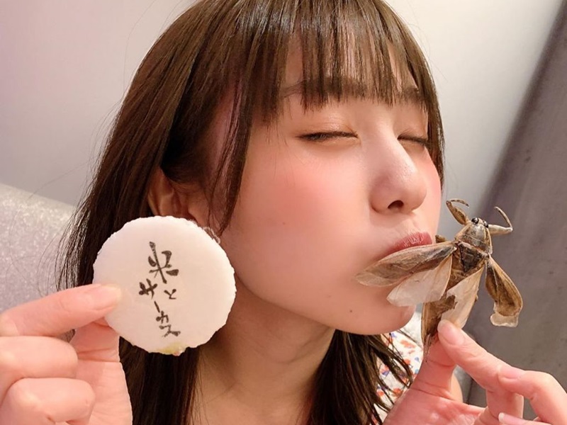 荒川真衣熱愛昆蟲。ig圖