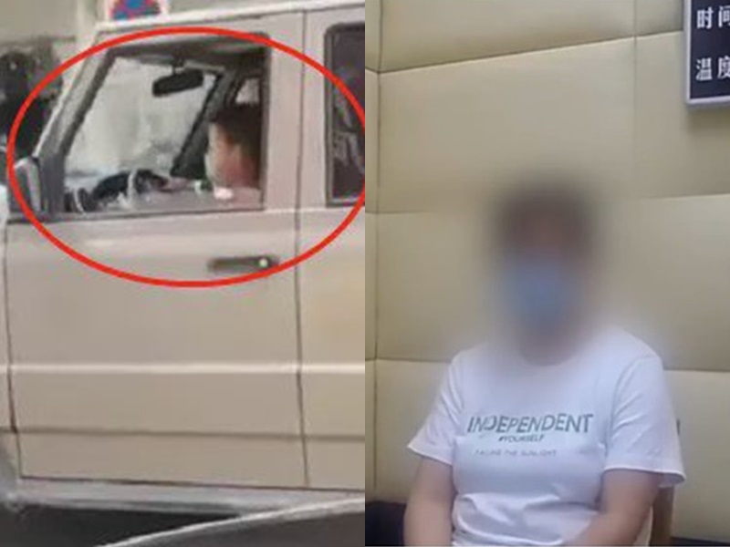 韓媽媽辯稱兒子有駕駛電動玩具車的經驗,故放手被他嘗試。網圖