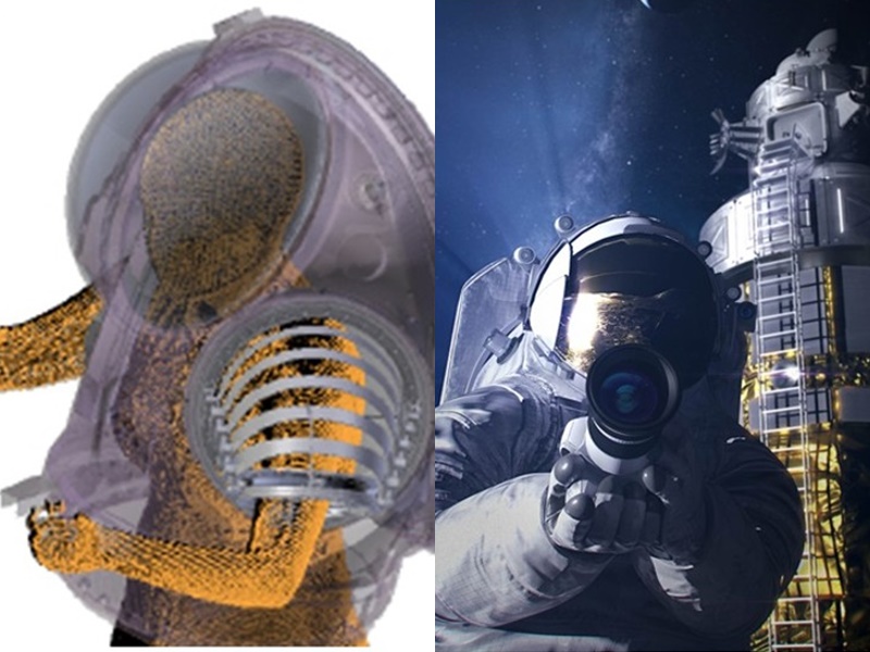 NASA新款太空衣曝光。網上圖片