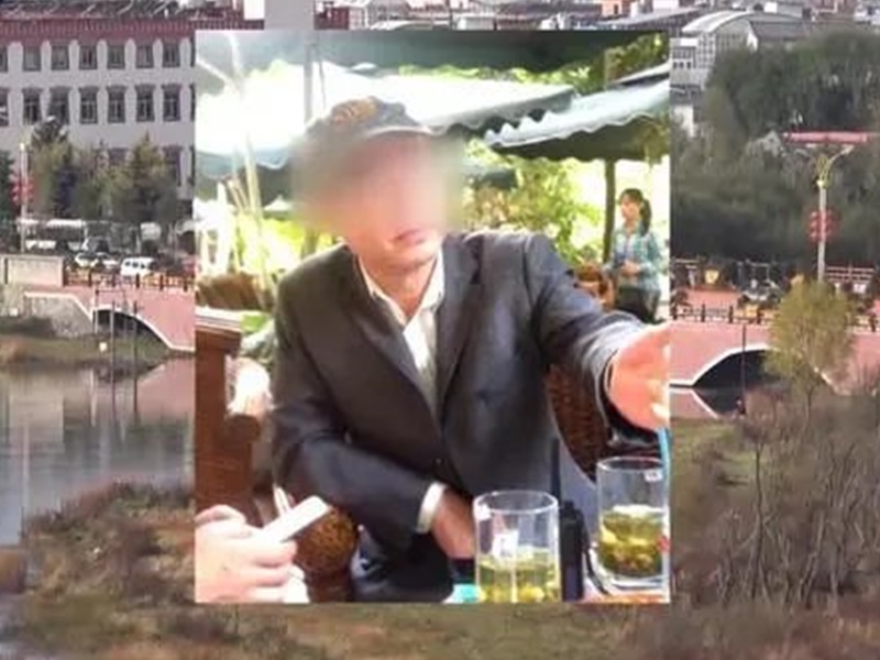 涉案雲南退休幹部肅某。 網圖
