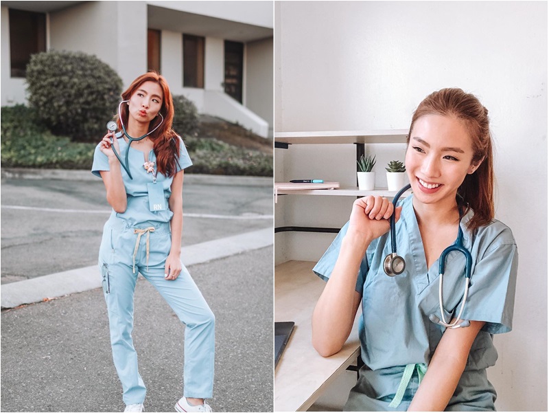 美國一名美女護士拍攝自創洗手舞,並擺上個人instagram。mikirai
instagram