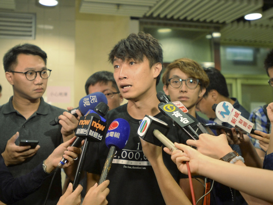 民陣召集人岑子杰表示,撤回是一個好的開始,但遠不足夠。資料圖片