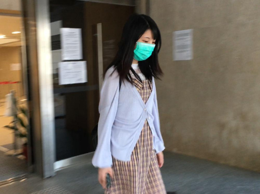石棺藏屍案證人何菱瑜「小草」。法庭記者陳楚琨攝