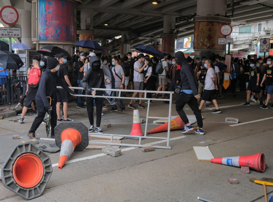 【港島遊行】政府譴責暴力違法行為 印證國安法必要性