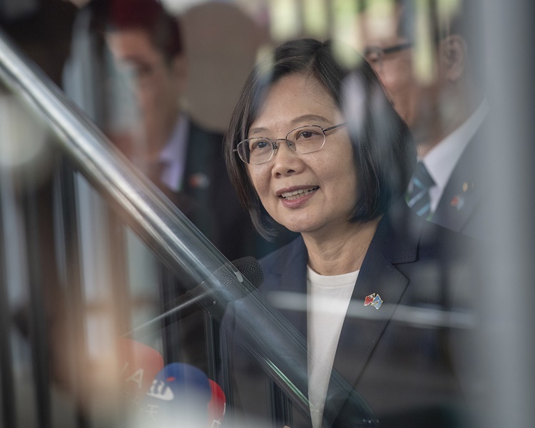 蔡英文在丹佛出席僑宴並發表講話。