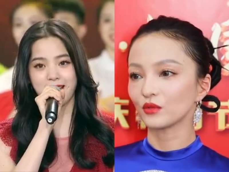 歐陽娜娜(左)及張韶涵(右)如期於國慶晚會獻唱。 網圖