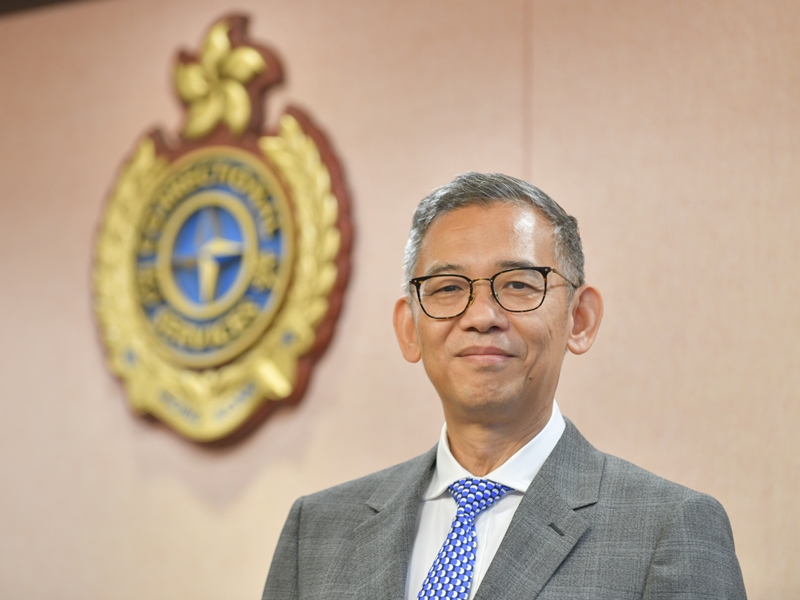 胡英明接受訪問。