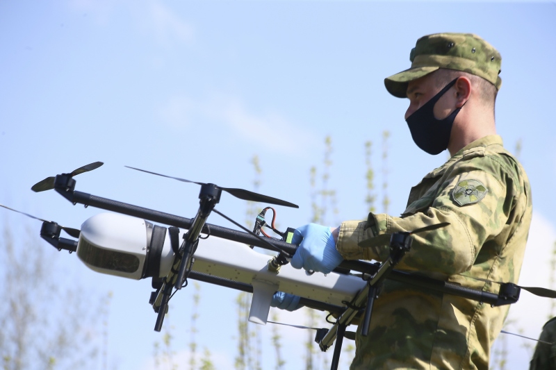 俄羅斯至少有1475現役軍人感染。AP圖
