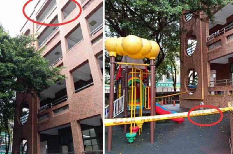 紅圈所示為事發現場。網圖