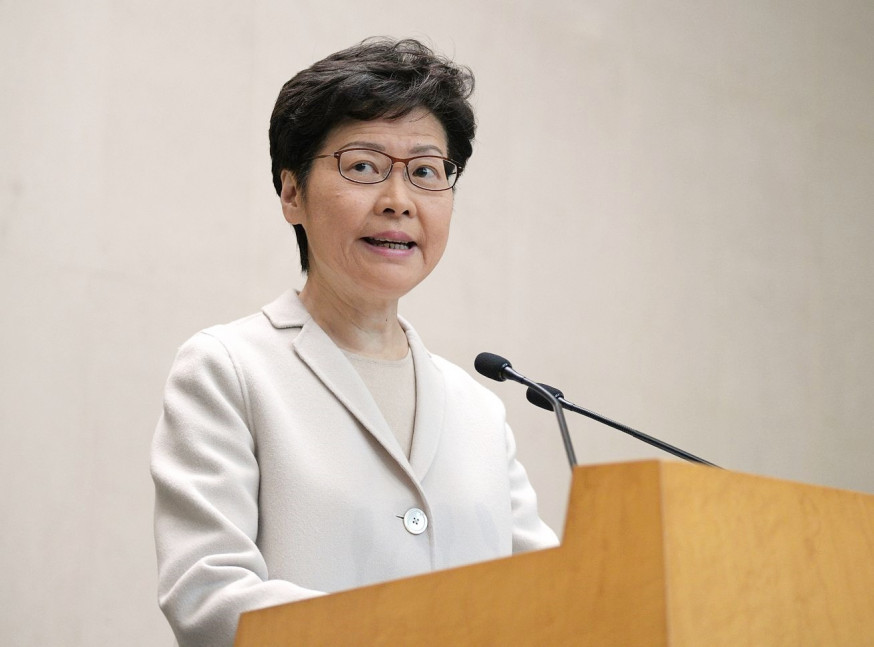 林鄭月娥早前表示,考慮設獨立檢討委員會。資料圖片