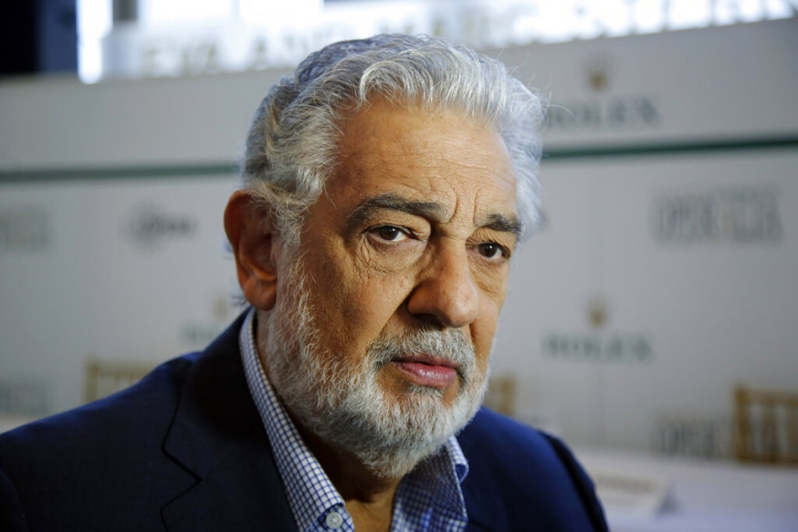 世界著名男高音杜明高(Placido Domingo)。AP圖片