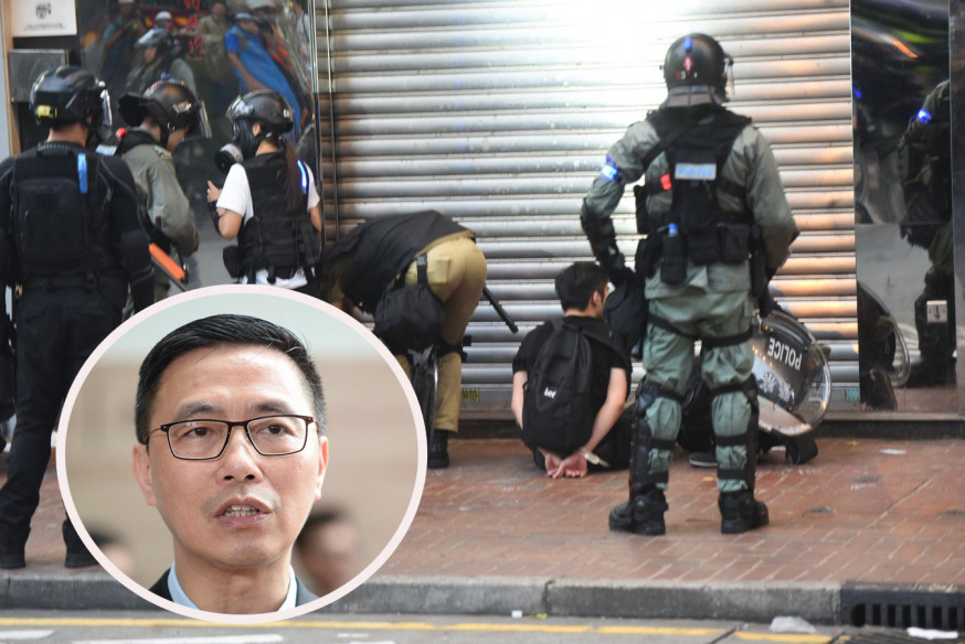 楊潤雄指,反修例事件的情況令人擔心。 資料圖片