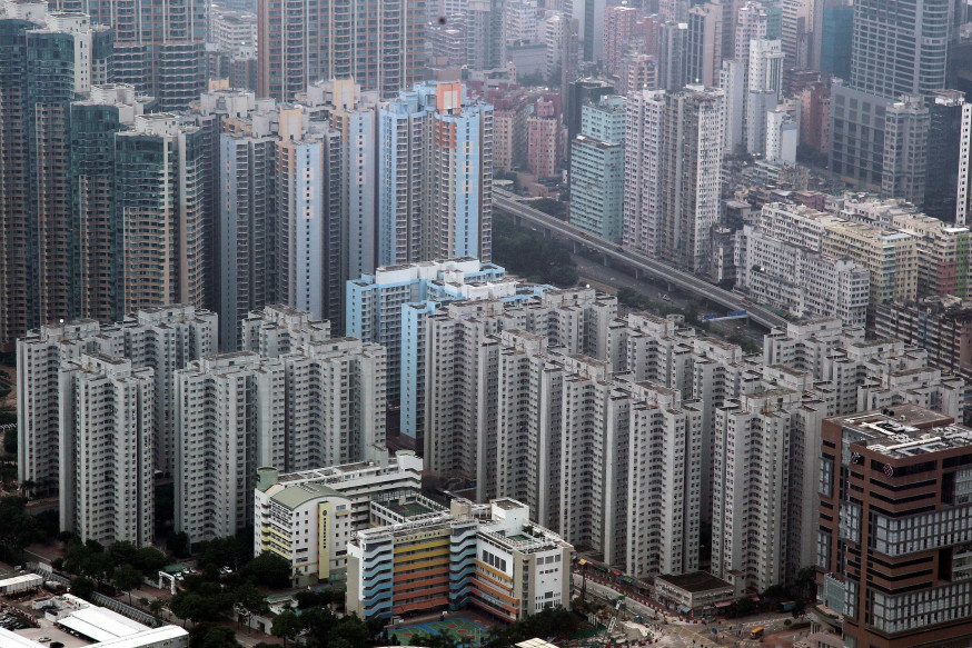 本港2月樓價指數按月跌2.1%,連跌3個月。 資料圖片