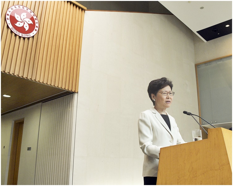 本報獲悉,林鄭月娥首場社區對話將於下周四晚上舉行。資料圖片