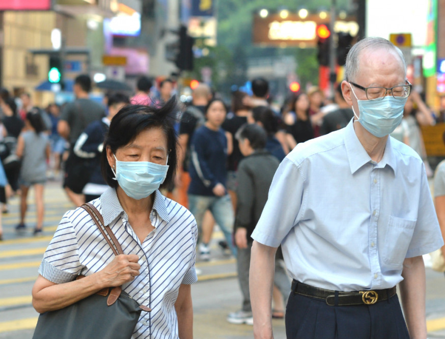 本港空氣污染水平飆升。資料圖片