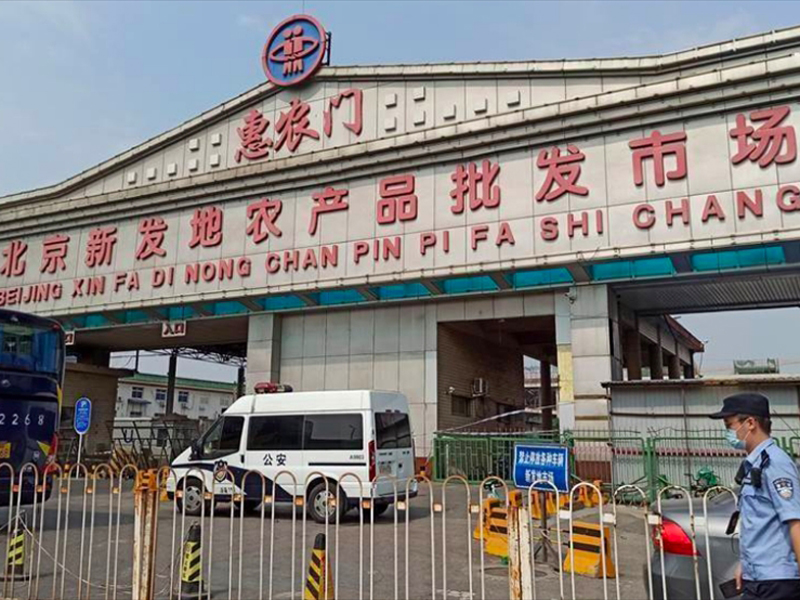 當局以北京新發地市場為警戒,將部署加強市場管理。(網圖)