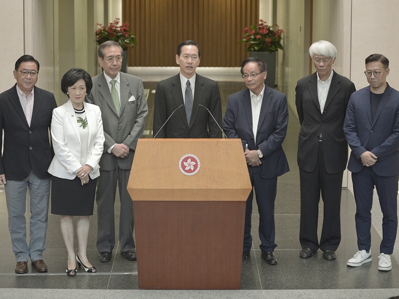 行會非官守成員來自不同陣營。資料圖片