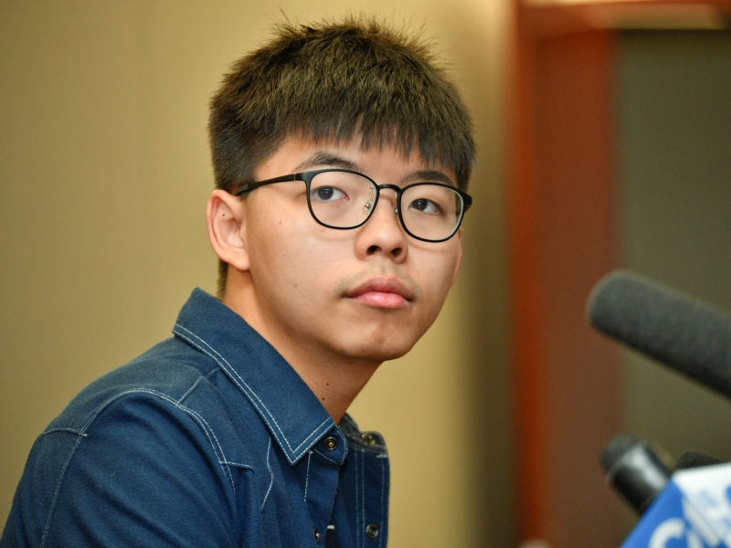 黃之鋒昨天認為,北京政府的做法明顯是衝着民主派成功促成美國通過香港人權法、香港眾志等組織國際遊說工作而作出的報復。