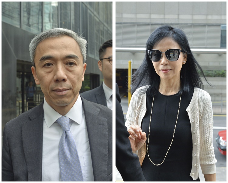 馮永業(左)被控身為公職人員收受陳婉玉(右)提供的51萬元。資料圖片