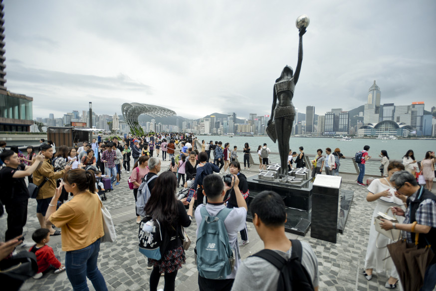 國家文化和旅遊部指,內地赴港旅遊市場有所下降。 資料圖片